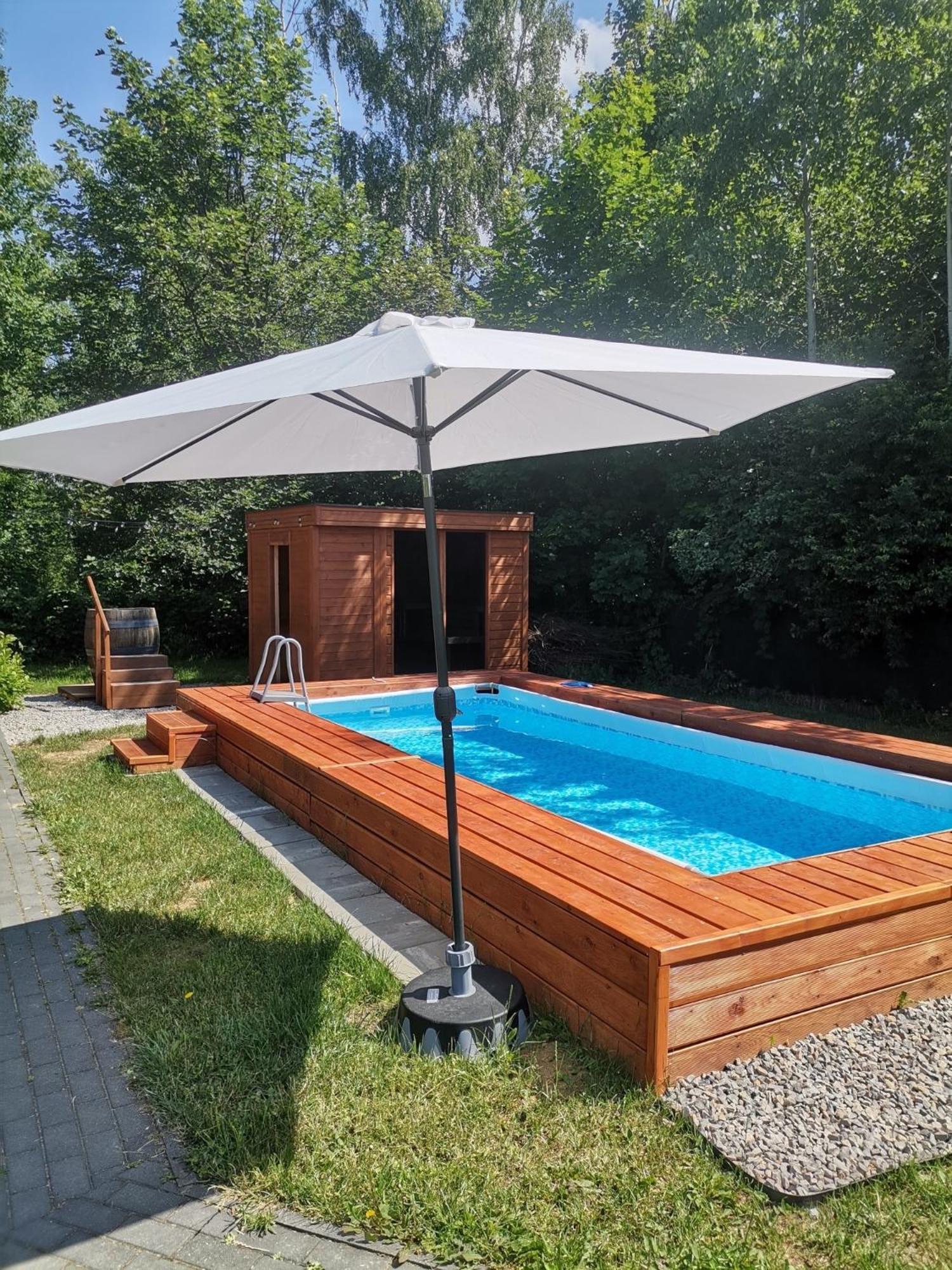 Dziki Zakatek Piskornia Dom Z Sauna エクステリア 写真